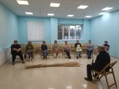 В Центре народной культуры Республики Адыгея прошел мастер-класс по плетению традиционной адыгской циновки